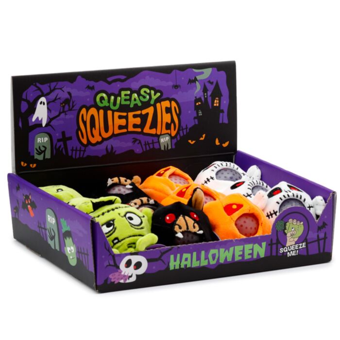 Juguete Estrujable de Peluche Queasy Squeezies Personajes Monstruosos 