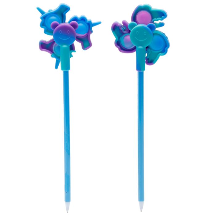 Bolígrafo con Tope Giratorio Antiestrés Dinosaurio y Unicornio