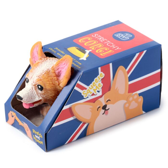 Juguete Estrujable Elástico Perro Corgi