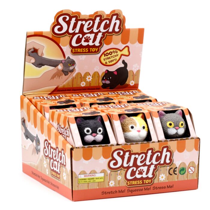 Juguete Estrujable Elástico Gatos
