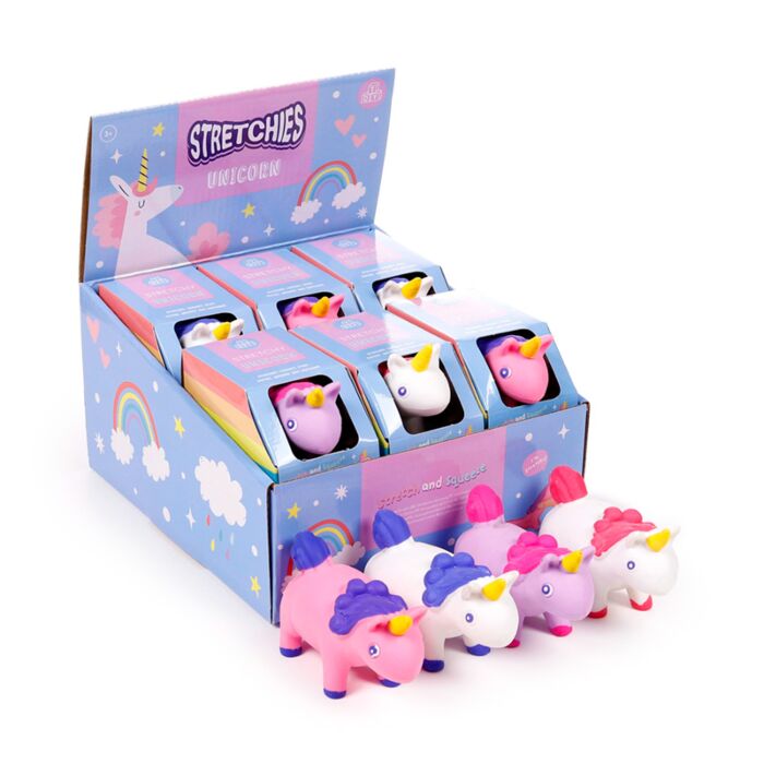 Juguete Estrujable Elástico Unicornios 