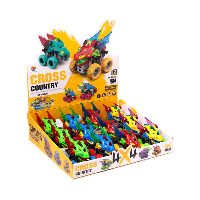 Coche de Juguete con Luz Camión Todoterreno con cabeza de Dragón