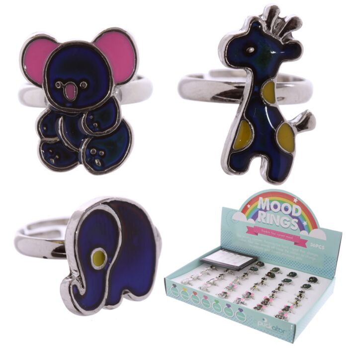 Anillos de Estado de Ánimo Animales Vida Salvaje