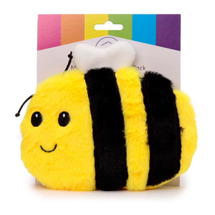 Peluche Térmico de Semillas para Microondas Abeja