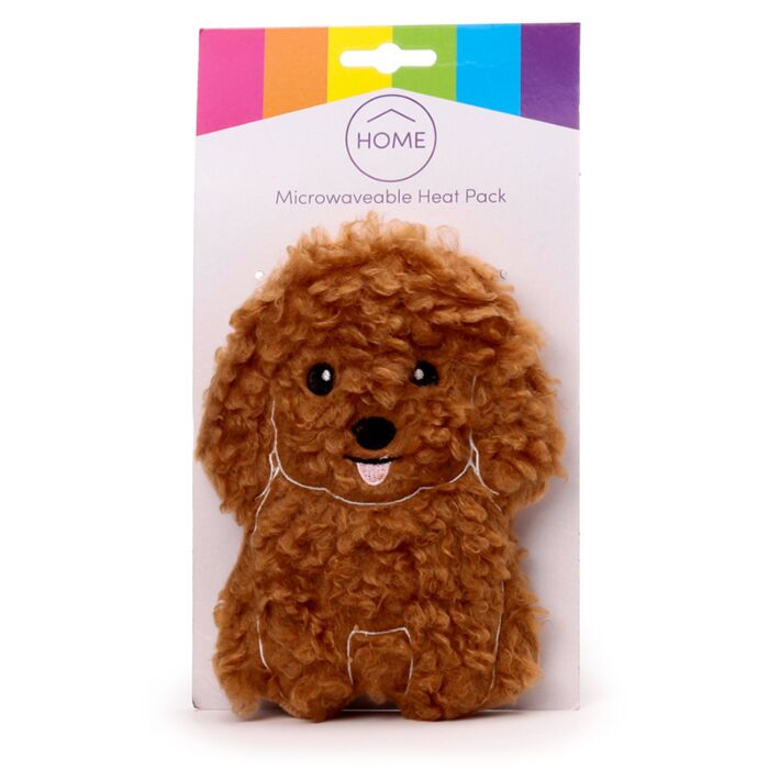 Peluche Térmico de Semillas para Microondas Perro Cavapoo