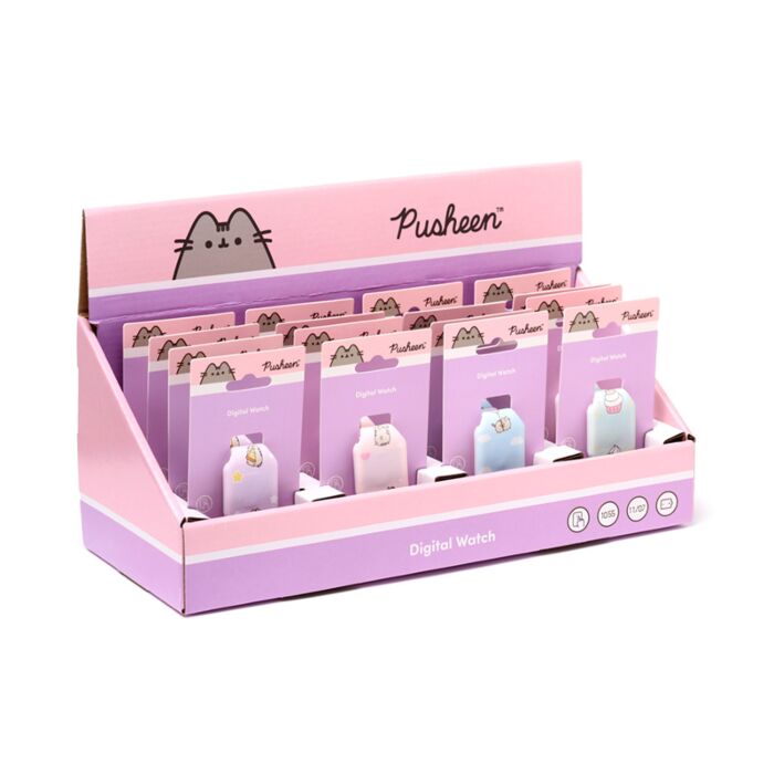 Reloj Digital de Silicona Gato Pusheen Comida y Diversión