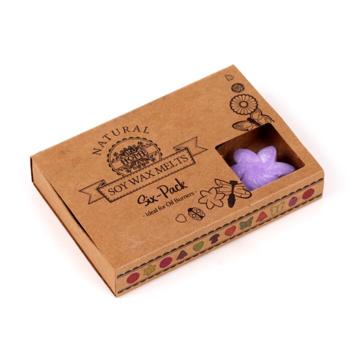 Set de 6 Ceras Artesaneles Campo de Lavanda