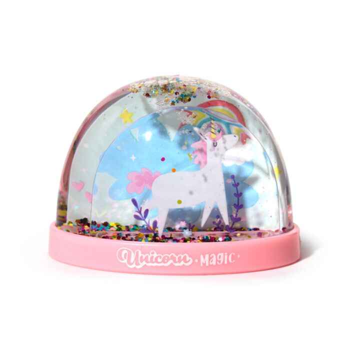 Bola de Nieve Unicornio Mágico Mediana