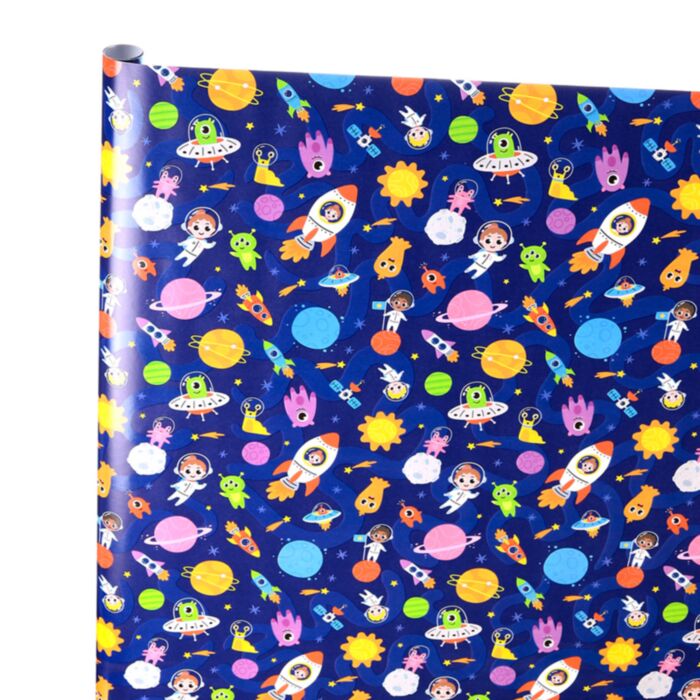 Rollo de Papel de Envolver Space Cadet 