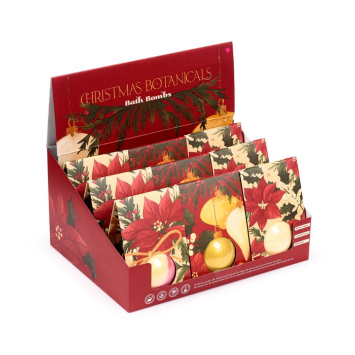 Bomba de Baño en Caja de Regalo Navidad Botánica