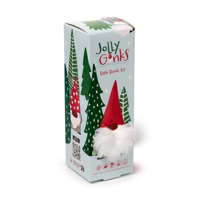 Set de 3 Bombas de Baño Gnomo de Navidad