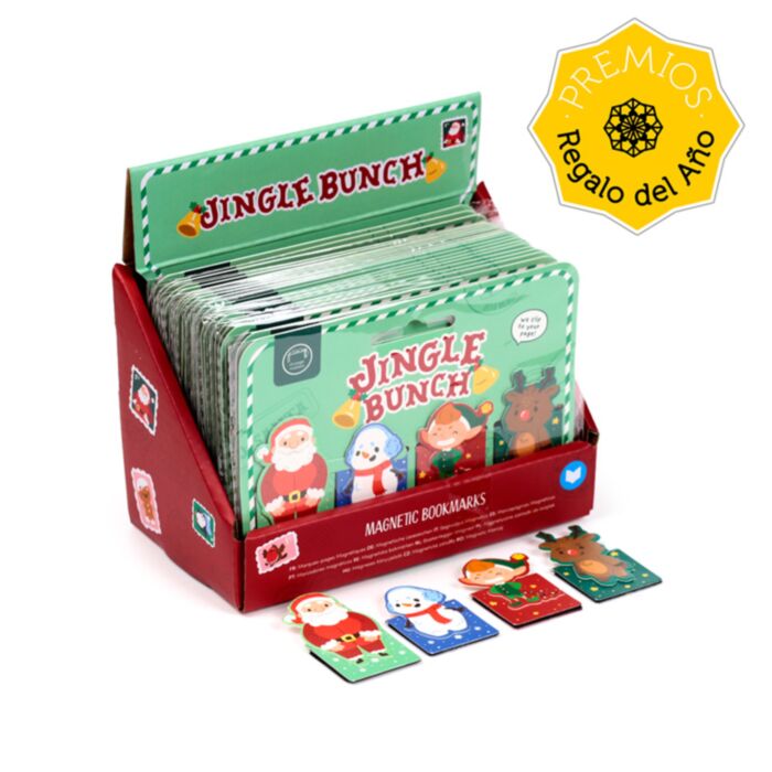 Set de Marcapáginas Magnéticos Navideños Jingle Bunch