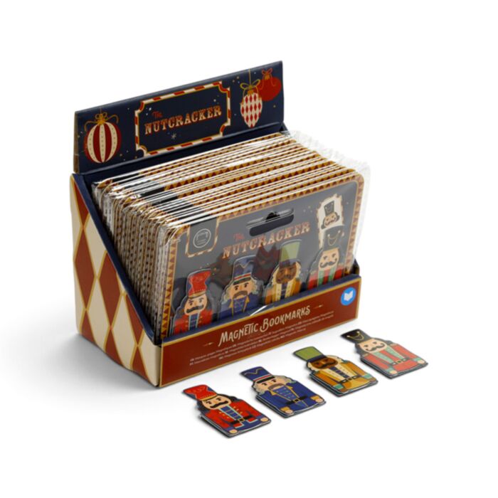 Set de Marcapáginas Magnéticos Navideño Cascanueces 