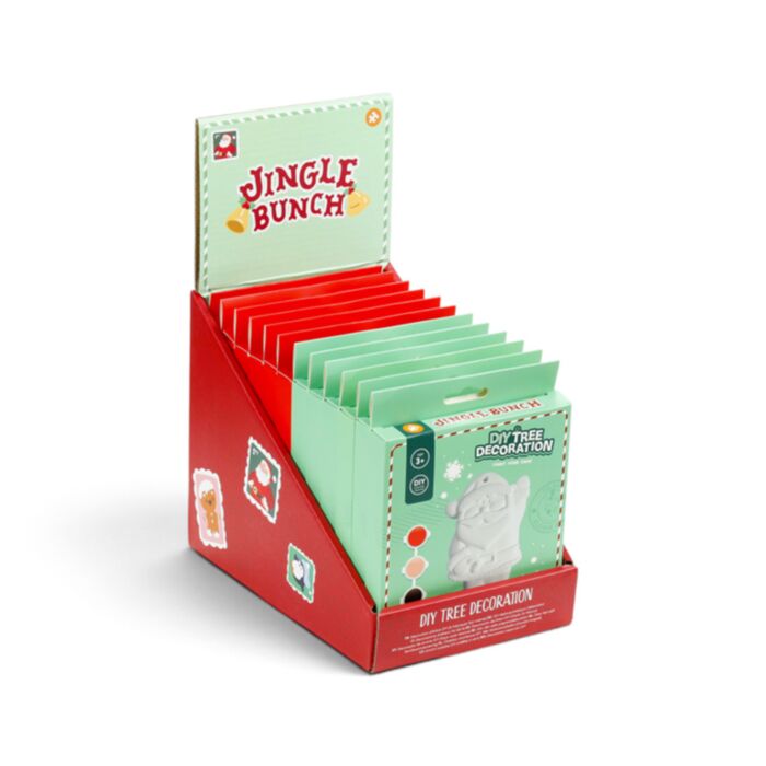 DIY Adorno para Árbol de Navidad para Pintar Jingle Bunch