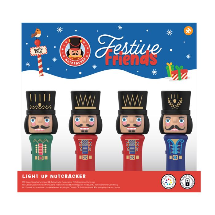 Linterna LED Navidad Cascanueces Festive Friends 