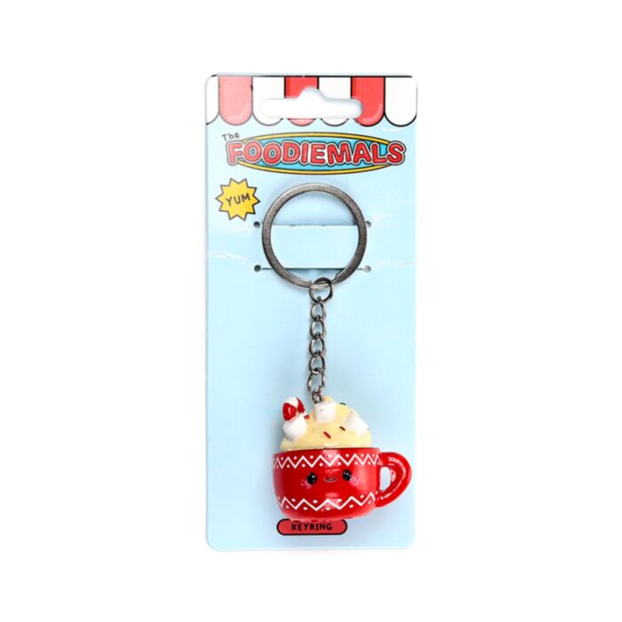 Llavero 3D Foodiemals Aspen El Chocolate Caliente