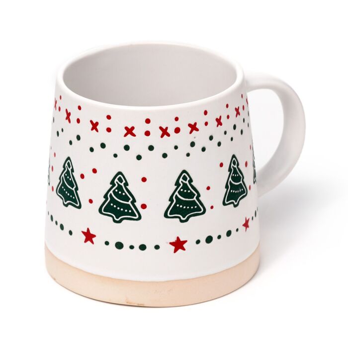 Taza de Gres Árbol de Navidad