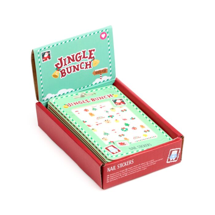 Pegatinas Autoadhesivas para Uñas Navidad Jingle Bunch