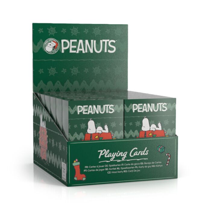 Baraja de Cartas Francesa Navidad Peanuts Snoopy & Woodstock