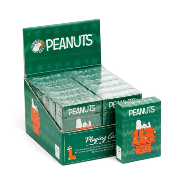 Baraja de Cartas Francesa Navidad Peanuts Snoopy & Woodstock