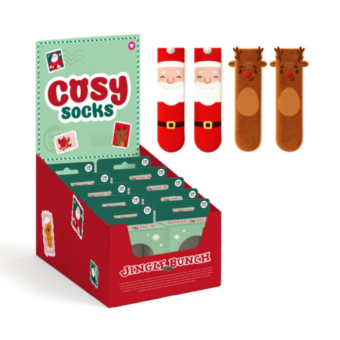 Calcetines Suaves Navidad Festive Friends  