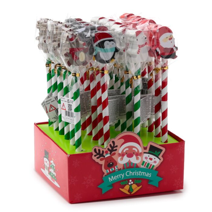 Lápiz con Goma de Borrar Navidad Personajes Navideños