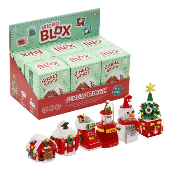Kit de Bloques de Construcción Micro Blox Jingle Bunch Navidad 