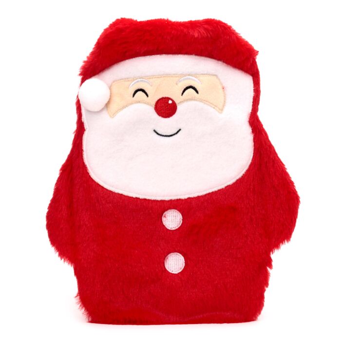 Bolsa de Agua Caliente Navidad Funda Papá Noel de Peluche 650ml