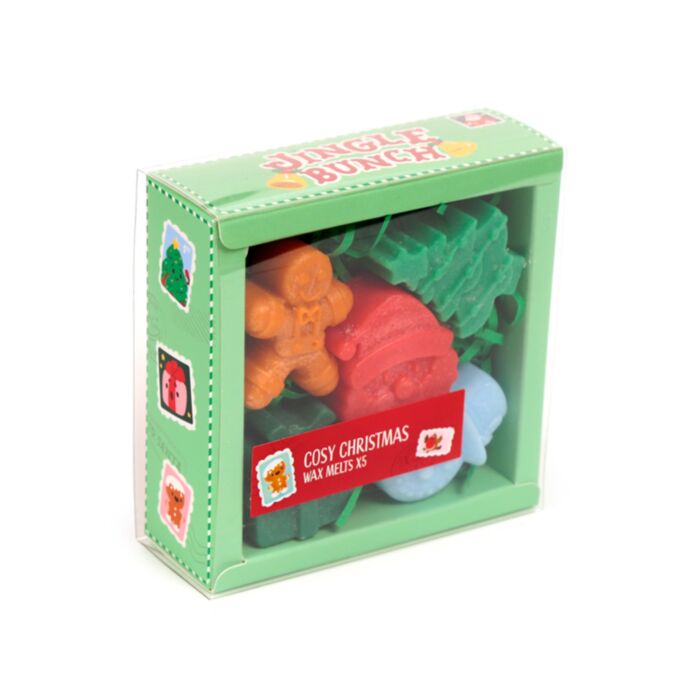 Set de 5 Ceras Artesanales Navidad Jingle Bunch