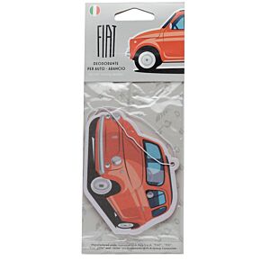 Ambientador de Coche Fiat 500 Diseño Retro Naranja