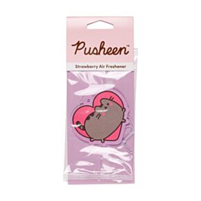 Ambientador de Coche Gato Pusheen Corazón Fresa