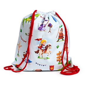 Mochila de Tela con Cuerdas Caballeros y Dragones 