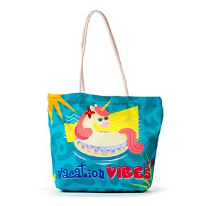 Bolsa de Playa de Tela Unicornio Vacation Vibes