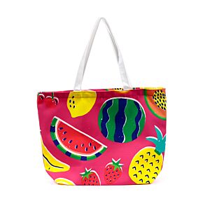 Bolsa de Playa de Tela de Tela Frutas de Verano 