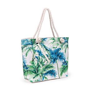 Bolsa de Playa de Tela con Palmeras