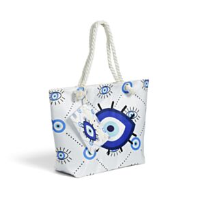 Bolsa de Playa de Tela Ojo Turco Ovalada