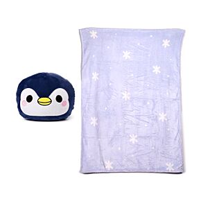 Almohada y Manta de Viaje 2 en 1 Blankeazzz Nico Pingüino Adoramals Almohada y Manta de Viaje 2 en 1 Blankeazzz Nico Pingüino Adoramals