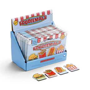 Set de Marcapáginas Magnéticos Comida Rápida Foodiemals