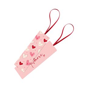 Marcapáginas con goma Corazones Amore 