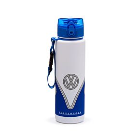Botella de Agua Inastillable Caravana Volkswagen Camper VW T1Azul Pop Top 