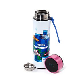 Botella Termo con Termómetro Minecraft Ajolote