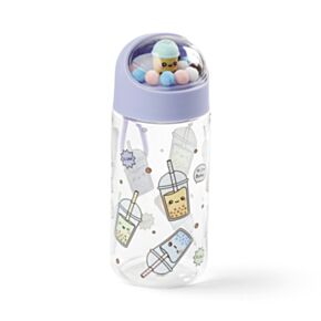 Botella de Agua Infantil Inastillable Té con Burbujas Foodiemals 350ml