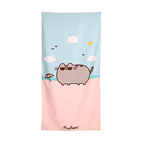 Toalla de Playa de Microfibra Gato Pusheen Verano 