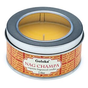 Vela de Cera en Lata Goloka Nag Campa