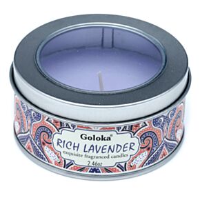 Vela de Cera en Lata Goloka Lavanda