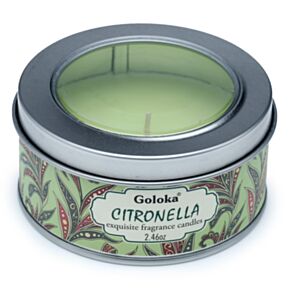 Vela de Cera en Lata Goloka Citronela