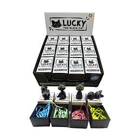 Amuleto en Caja Lucky the Black Cat