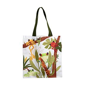 Tote Bag Reutilizable Rana de Árbol Tropical
