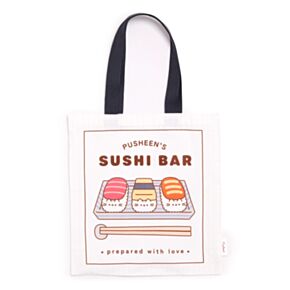 Tote Bag Reutilizable Gato Pusheen Sushi Club 