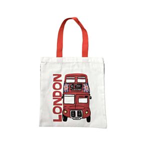 Tote Bag Reutilizable Souvenir Londres Autobús Rojo